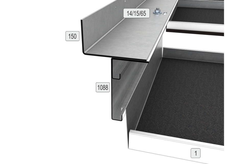 LMD-E 340 | Drop-Slide Corridor Ceiling