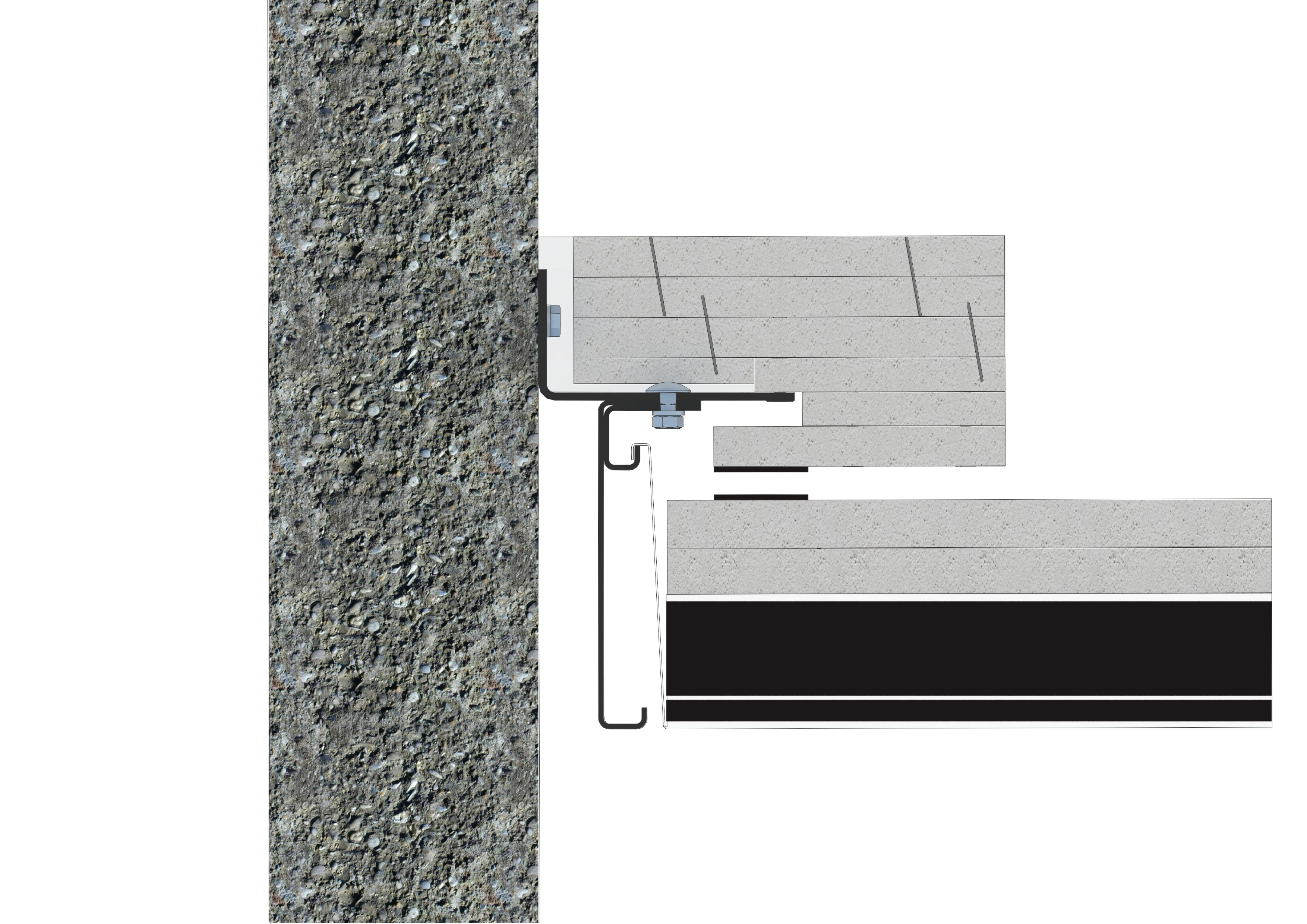 F90 Drop-Slide | LMD Fire Rated Metal Ceiling acc. to DIN 4102-2