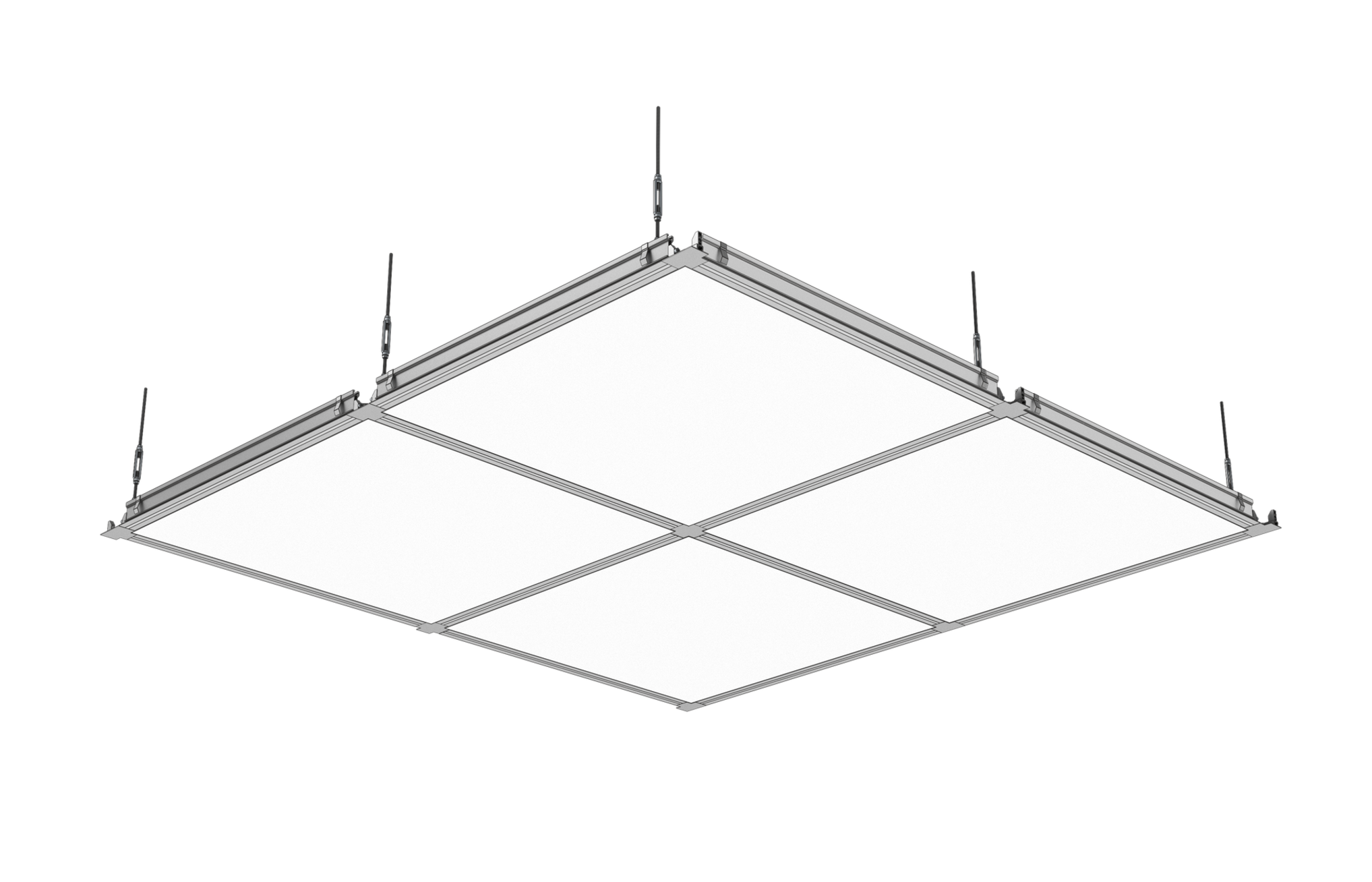 Grid Ceiling with Joint Connectors │ Crossdata 55A