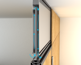 tw_plus-ueberstroemelement-typ1-raumsituationB_00 | © Visualisierung © Lindner Group